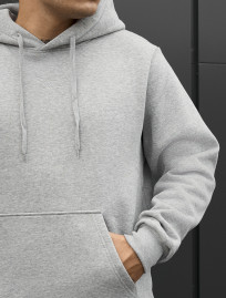 Dres Staff fiv gray melange logo fleece