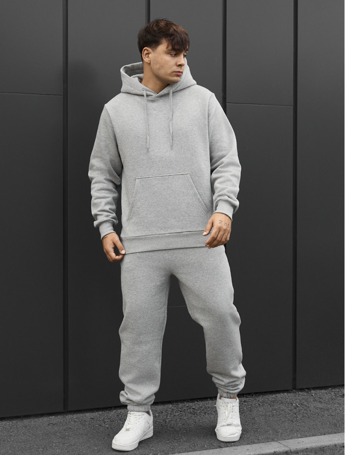 Dres Staff fiv gray melange logo fleece