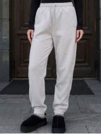 Spodnie dresowe Staff yo gray melange fleece