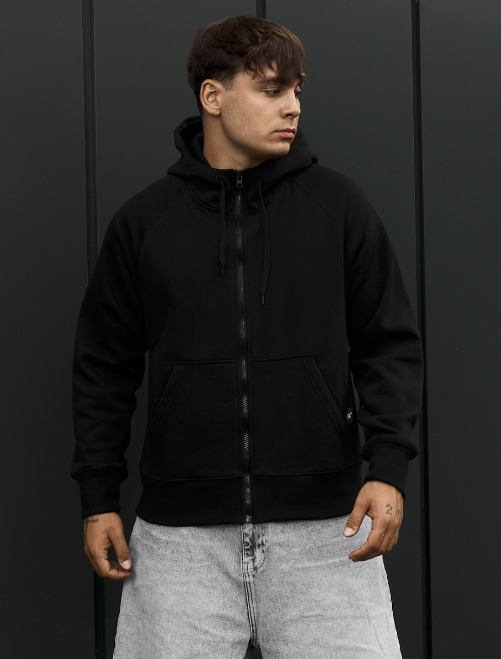 Bluza Staff back zip fleece