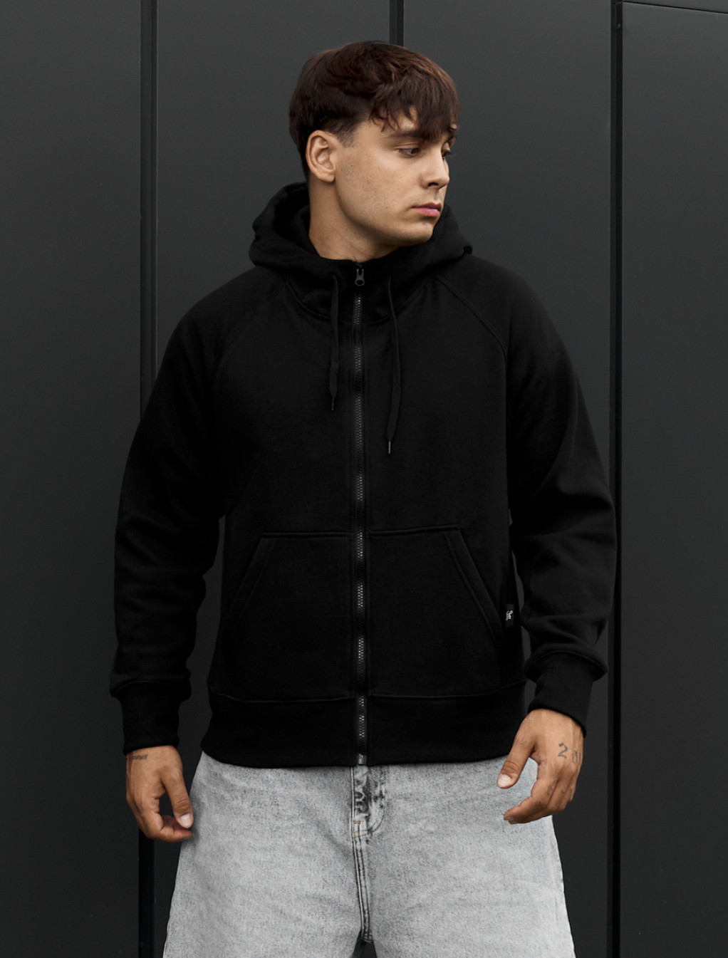 Bluza Staff back zip fleece