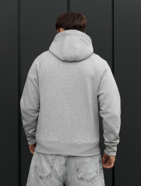 Bluza Staff light gray melange zip fleece