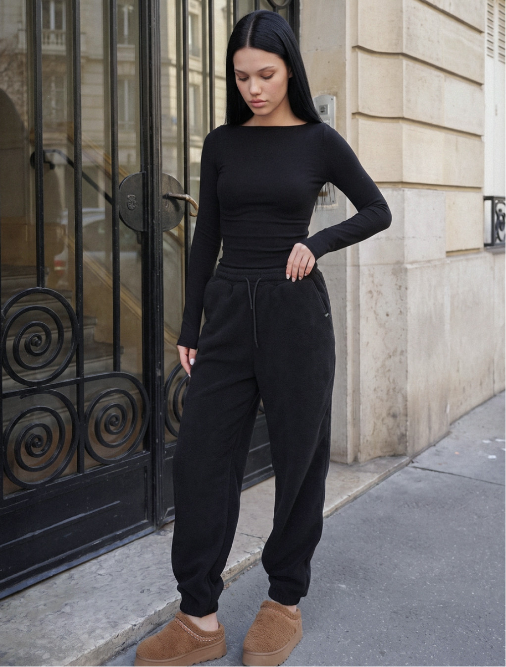 Spodnie dresowe Staff flu black fleece