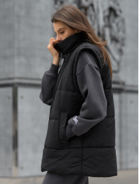 Damska kurtka zimowa Staff swe black oversize