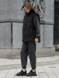 Damska kurtka zimowa Staff swe black oversize