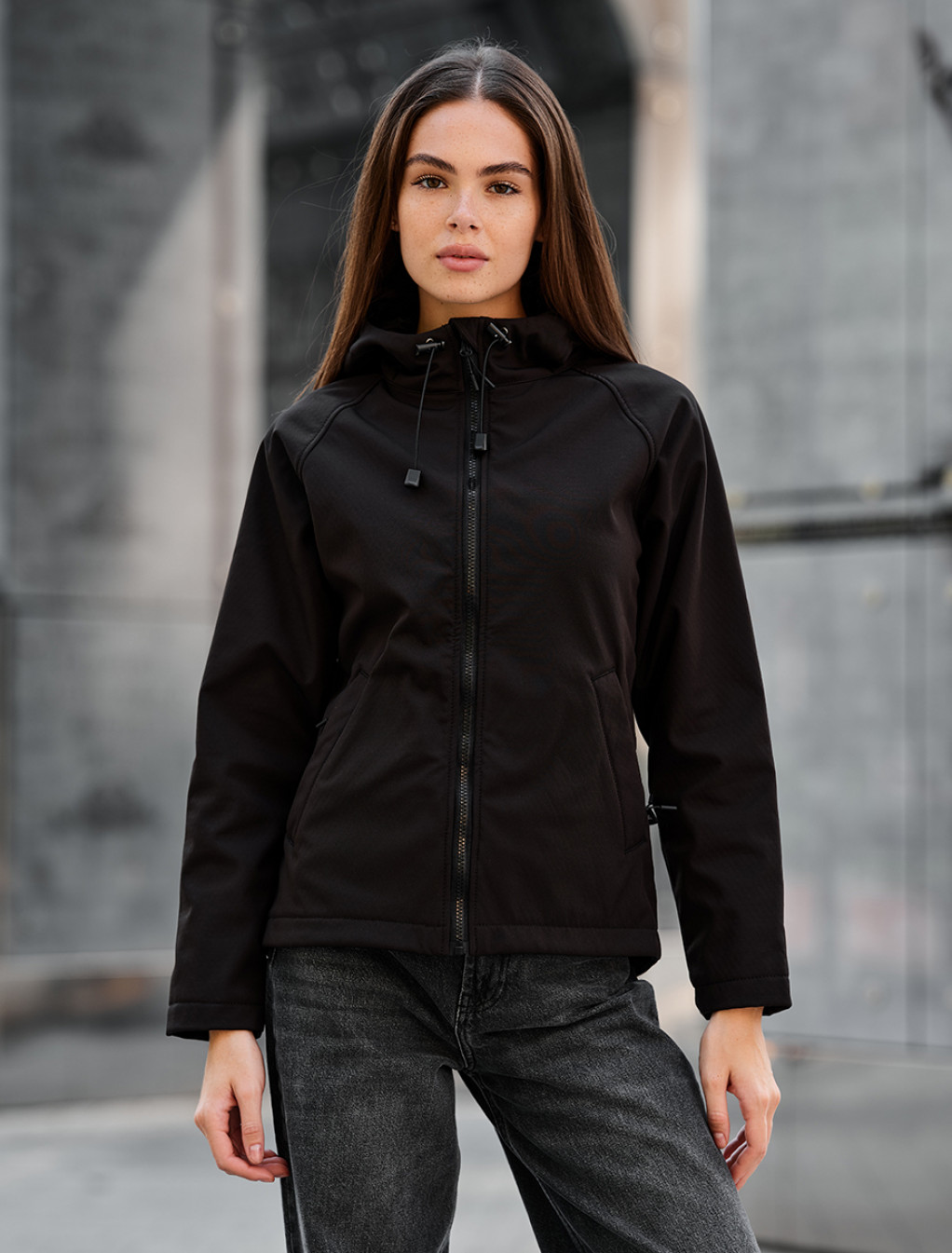 Kurtka damska Staff soft shell so black