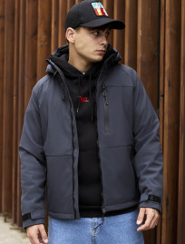 Kurtka Staff soft shell flox gray