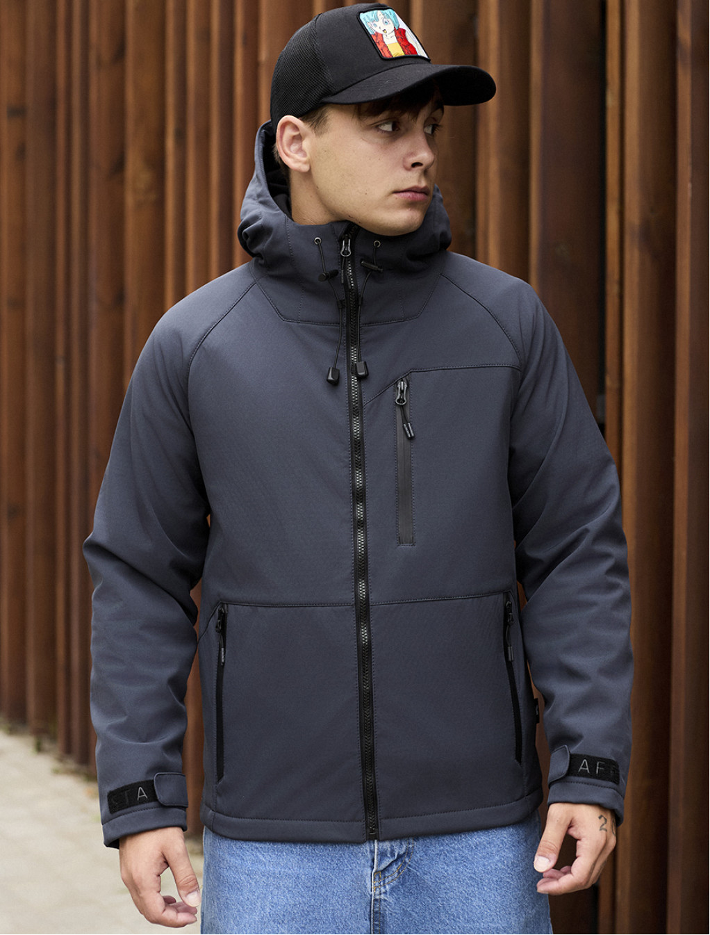 Kurtka Staff soft shell flox gray