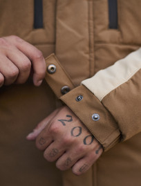 Kurtka zimowa Staff no beige & black