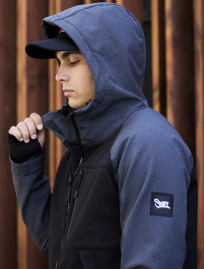 Kurtka Staff soft shell lokk black & gray