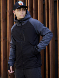 Kurtka Staff soft shell lokk black & gray