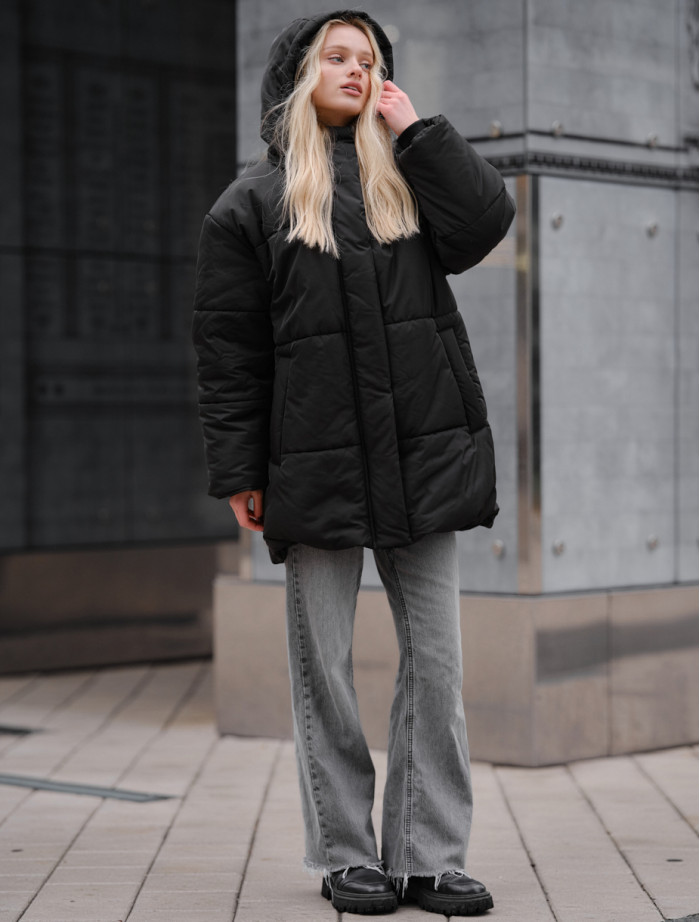 Damska kurtka zimowa Staff di black