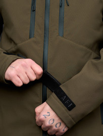 Kurtka soft shell Staff nexu dark khaki logo