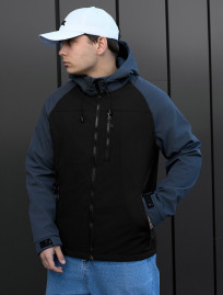 Kurtka Staff di black & gray