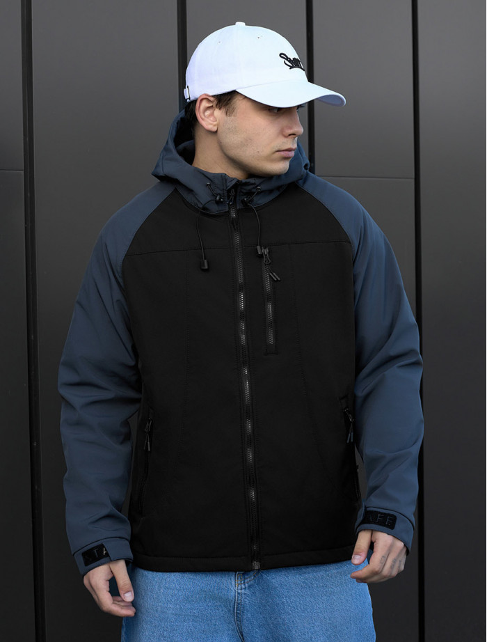 Kurtka Staff di black & gray