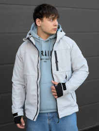 Kurtka Staff soft shell lokk light gray