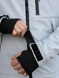Kurtka Staff soft shell lokk light gray