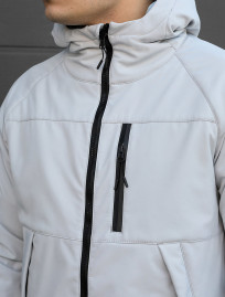 Kurtka Staff soft shell lokk light gray
