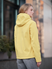 Kurtka damska Staff soft shell yellow