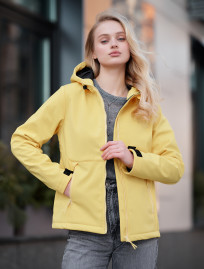 Kurtka damska Staff soft shell yellow