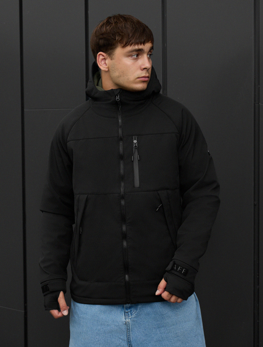Kurtka Staff soft shell lokk black2