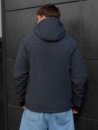Kurtka Staff mei soft shell dark gray