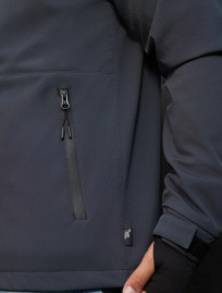 Kurtka Staff mei soft shell dark gray