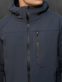 Kurtka Staff mei soft shell dark gray