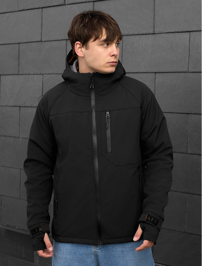Kurtka Staff mei soft shell black