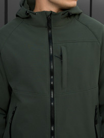 Kurtka Staff soft shell cu khaki