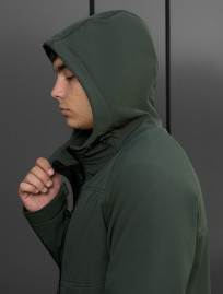Kurtka Staff soft shell cu khaki