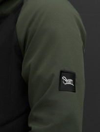 Kurtka Staff bu soft shell khaki & black