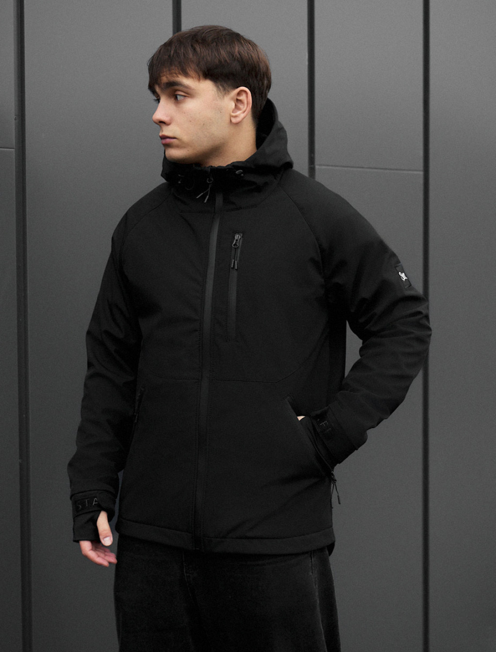 Kurtka Staff bu soft shell kyro black
