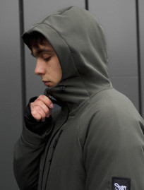 Kurtka Staff bu soft shell kyro dark khaki