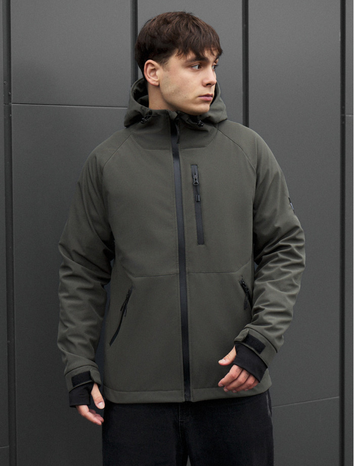 Kurtka Staff bu soft shell kyro dark khaki