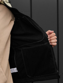 Kurtka soft shell Staff re black & light olive