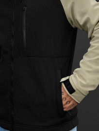 Kurtka soft shell Staff re black & light olive