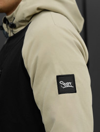 Kurtka soft shell Staff re black & light olive