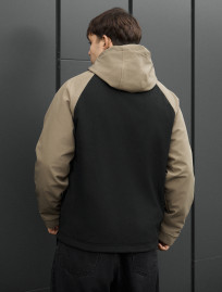 Kurtka soft shell Staff synx black & olive