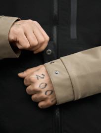 Kurtka soft shell Staff synx black & olive