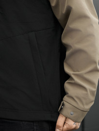 Kurtka soft shell Staff synx black & olive