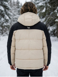 Kurtka zimowa Staff tund milk & black