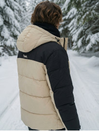 Kurtka zimowa Staff tund milk & black