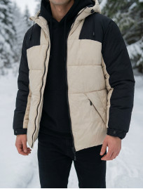 Kurtka zimowa Staff tund milk & black