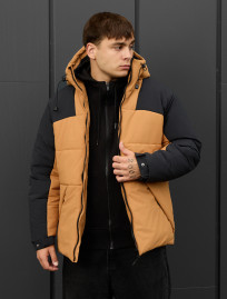 Kurtka zimowa Staff tund light brown & black