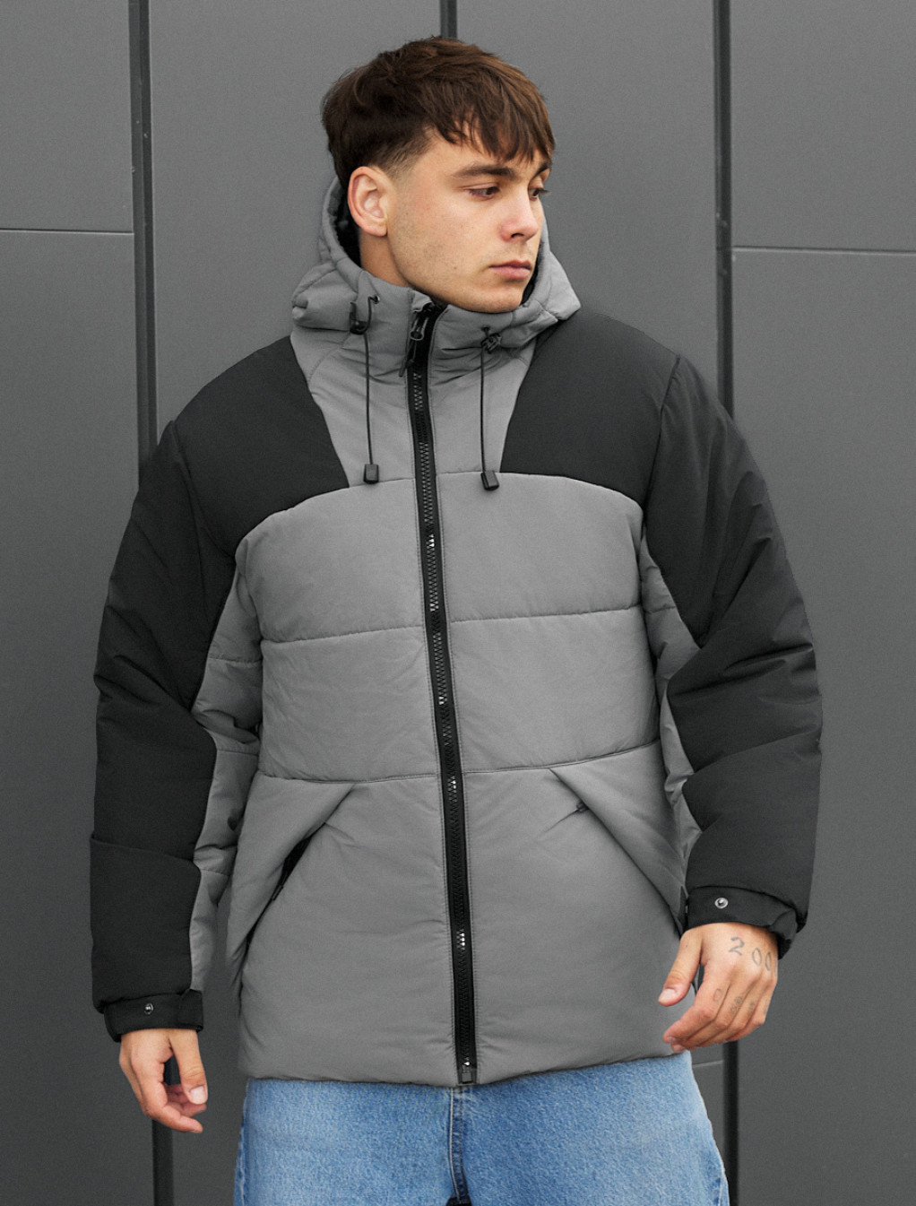 Kurtka zimowa Staff tund gray & black