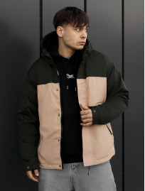 Kurtka Staff sk dark green & beige