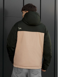 Kurtka Staff sk dark green & beige