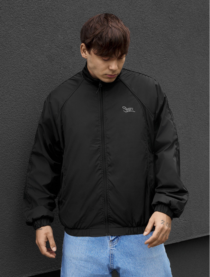 Wiatrówka ma black reflective oversize