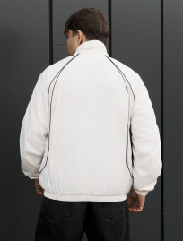 Wiatrówka ma milk & black reflective oversize